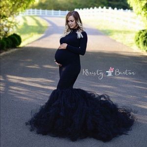 Black Maternity Dress